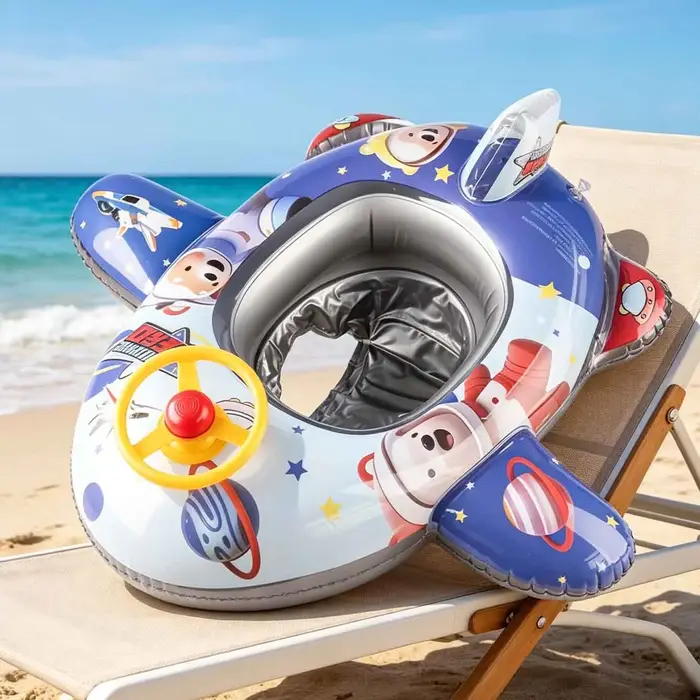 1PC Bouée gonflable en PVC pour piscine