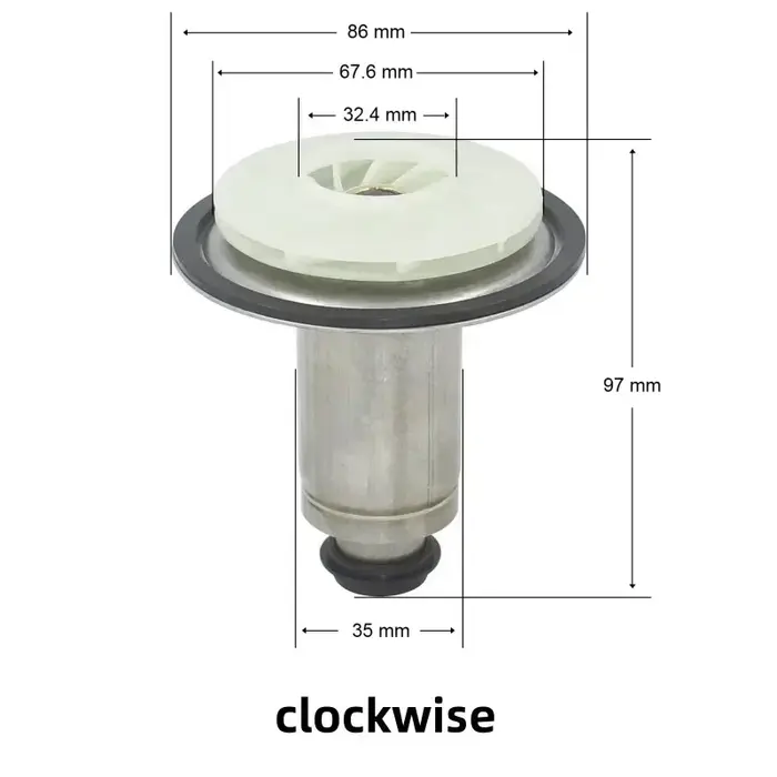 Rotor de moteur de pompe de circulation d'eau pour chaudière à gaz
