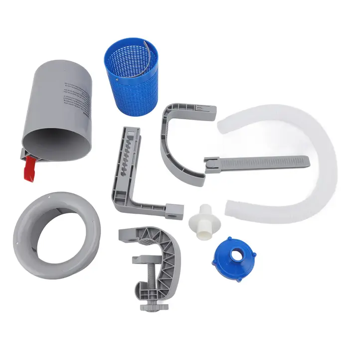 【Nouveau】écumoire de piscine en plastique gris