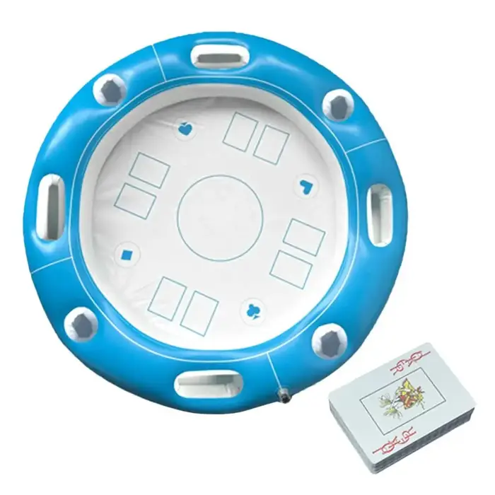 Table flottante gonflable pour piscine, support pour nourriture et boissons, pour jeux et divertisse