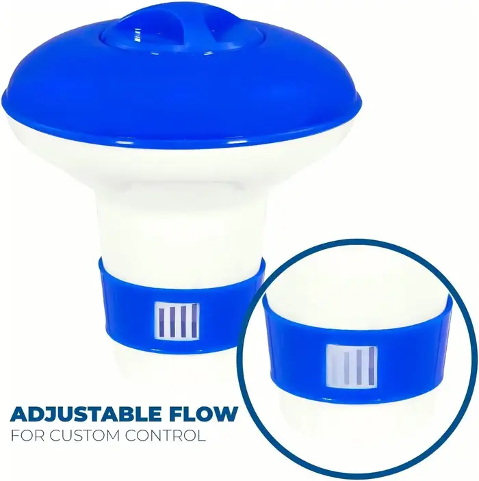 Distributeur flottant de comprimés de brome de chlore de flotteur chimique de piscine flottante