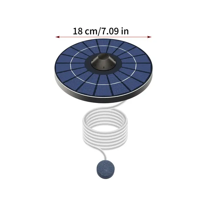 Aérateur solaire flottant pour bassin