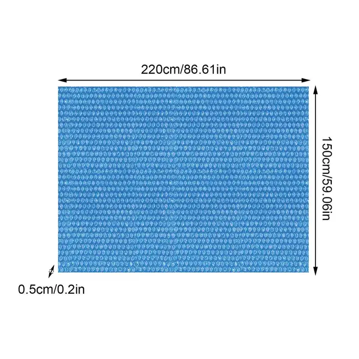 Couverture de protection pour piscine, isolation thermique, anti-poussière, pour la maison, la cour,