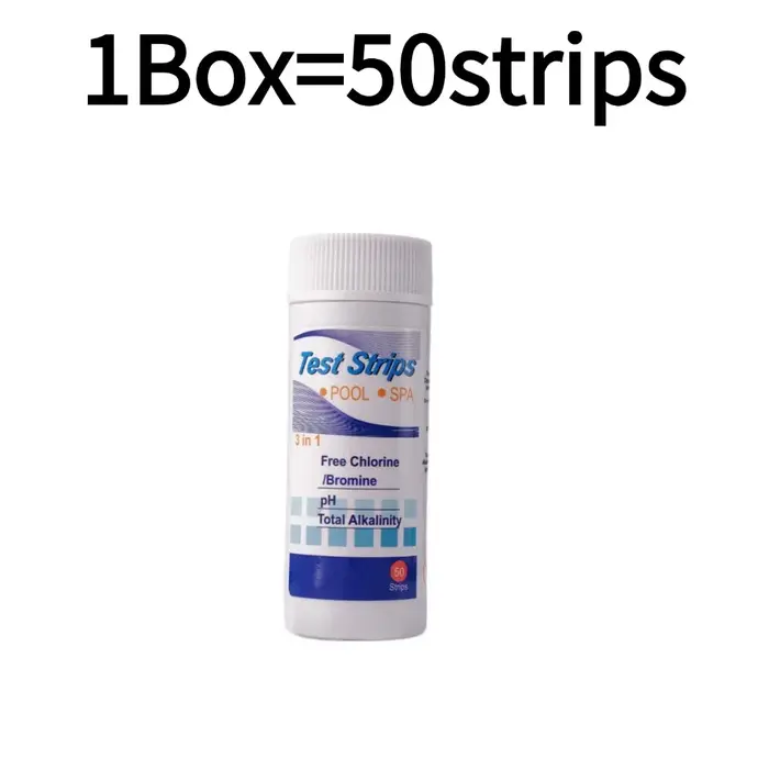 50/150/250 bandes 3-en-1 papier de Test de PH de piscine bandes de Test polyvalentes de chlore/PH/br