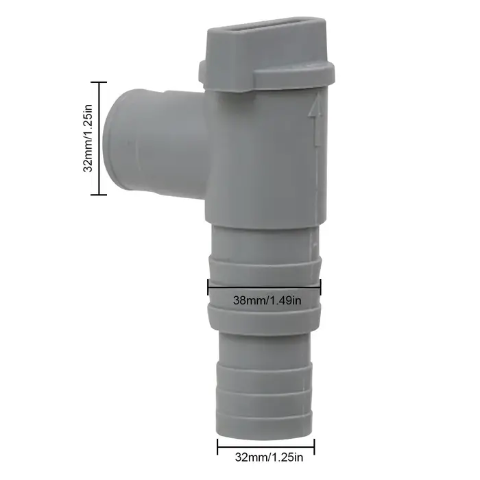 Adaptateur de tuyau de piscine en PVC