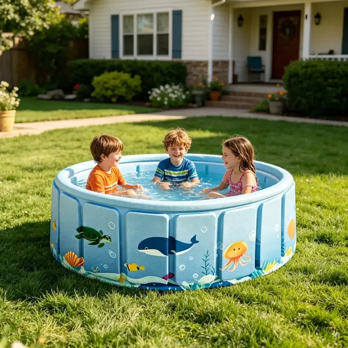 Piscine pliable non gonflable