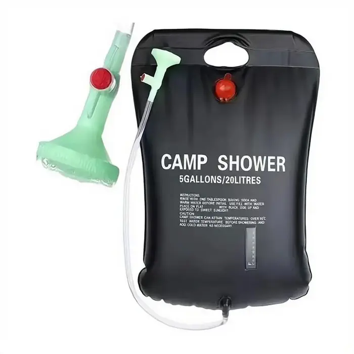 Sac de douche solaire 20L portable pour camping