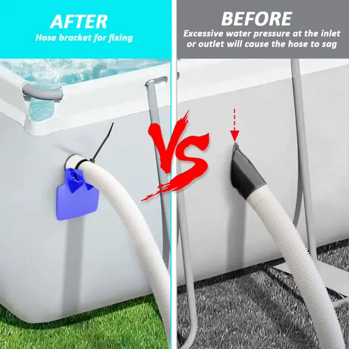 Support de tuyau de piscine