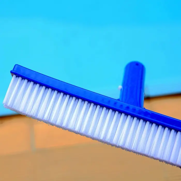 Brosse de nettoyage de piscine en plastique de 10 pouces pour l'entretien des piscines