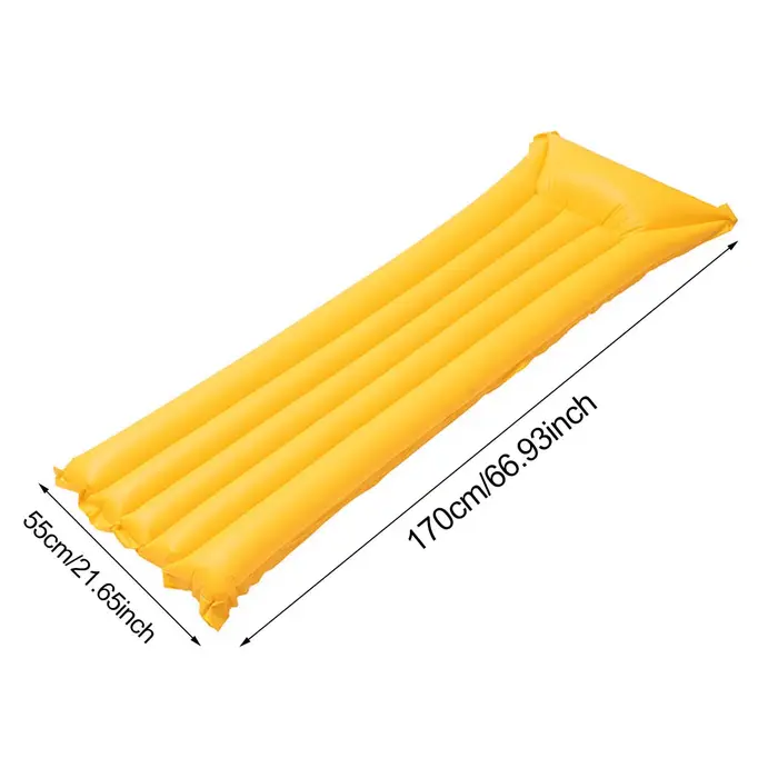 Matelas gonflable de piscine 1 pièce, lit flottant, tube de natation, chaise longue aquatique, hamac