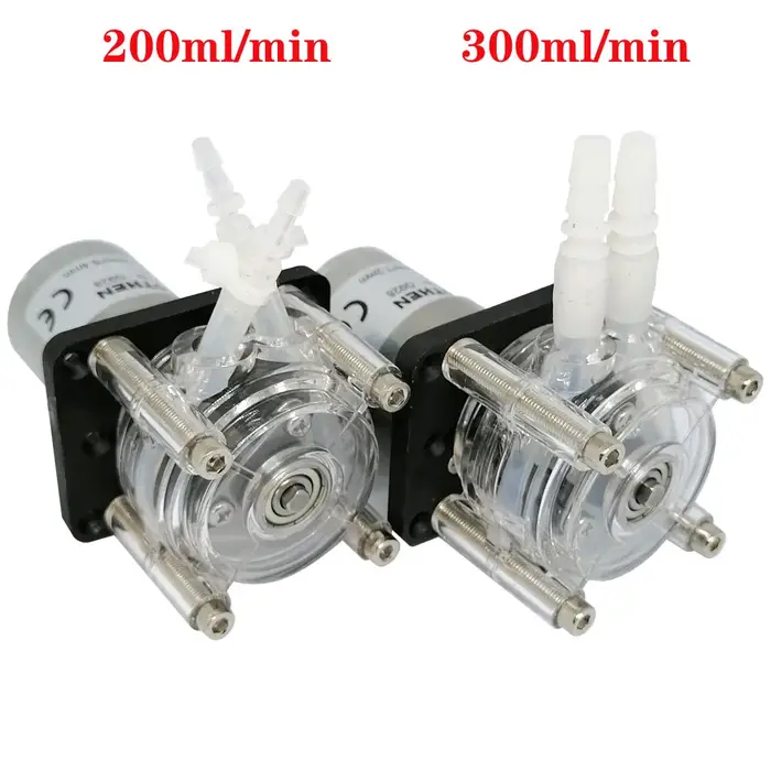 Pompe péristaltique pompage d'eau 200 ml/min 300 ml/min rotatif électrique