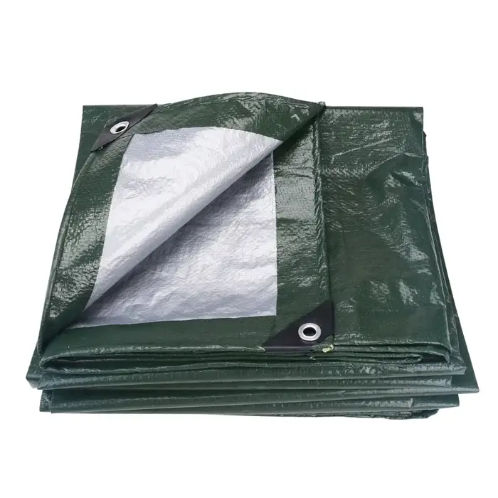 Bâche en PE sur mesure, imperméable, protection UV, bâche en plastique multicolores, couverture exté