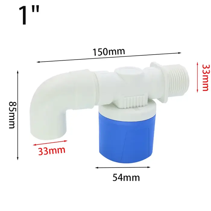 Vanne de flotteur de commande automatique du niveau d'eau de 1/2"