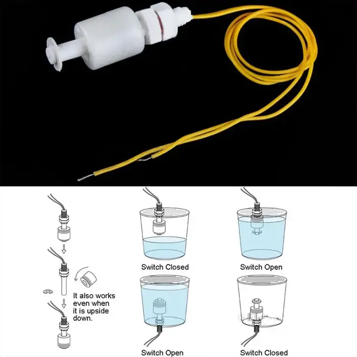 Nouveau capteur de niveau d'eau électrique de qualité supérieure pour piscine avec interrupteur flottant