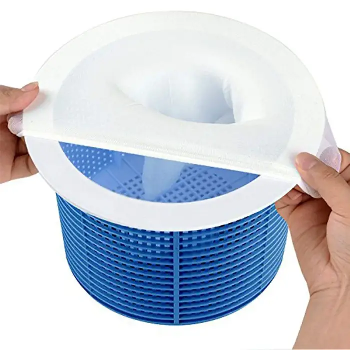 10/20/30/50pcs chaussettes d'écumoire de piscine filet filtrant d'écumoire réutilisable Durable chau
