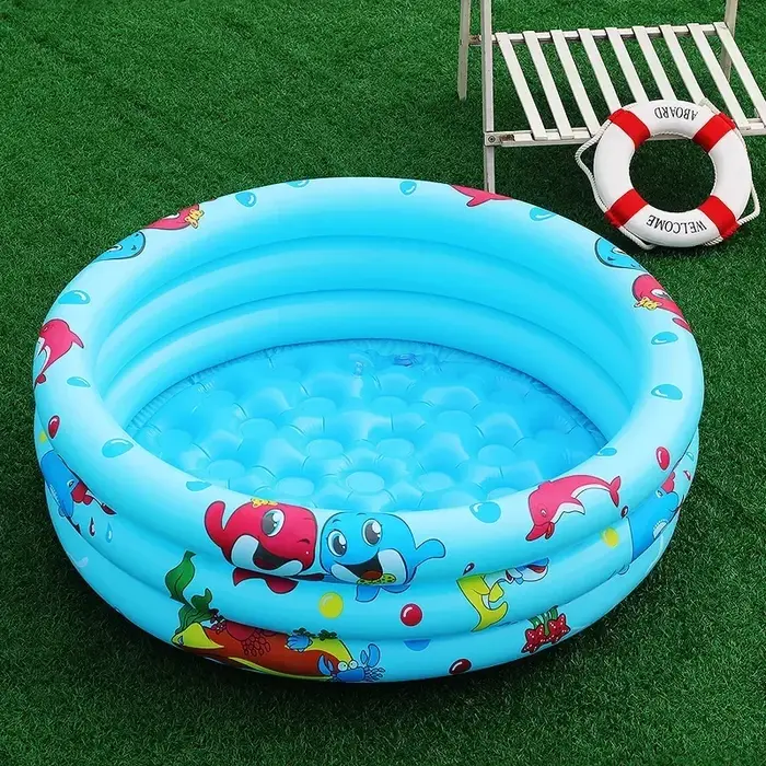 Piscine gonflable réutilisable Double couche, jardin Portable épais pour enfants, jouets d'eau, fête