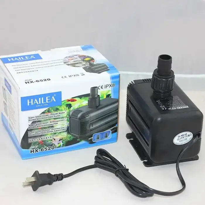 Pompe submersible HAILEA HX-6510 6520 6530 6540 6550 pour fontaine de rocaille