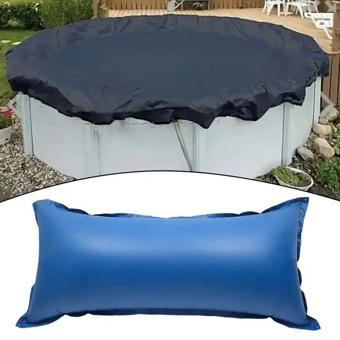 Oreiller de piscine gonflable en PVC pour flirter et prévenir l'accumulation des feuilles et des débris sur les
