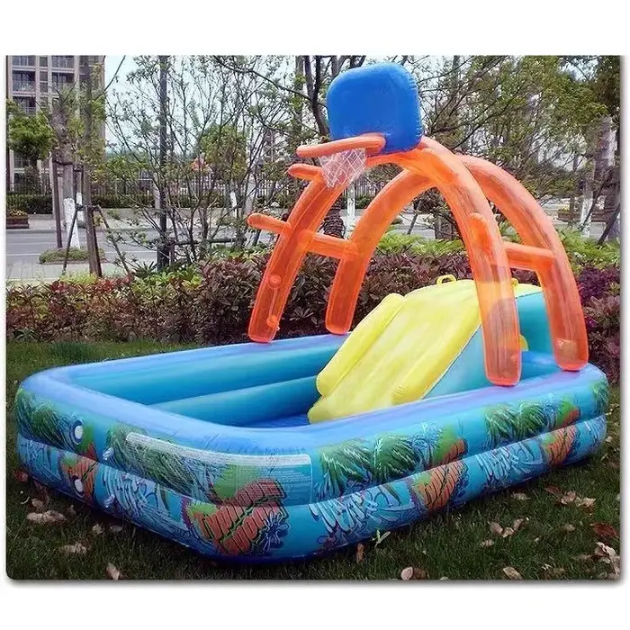Piscine à balles gonflable; Piscine de jeu pour bébé; Toboggan pour enfants; Piscine; Piscine à jets