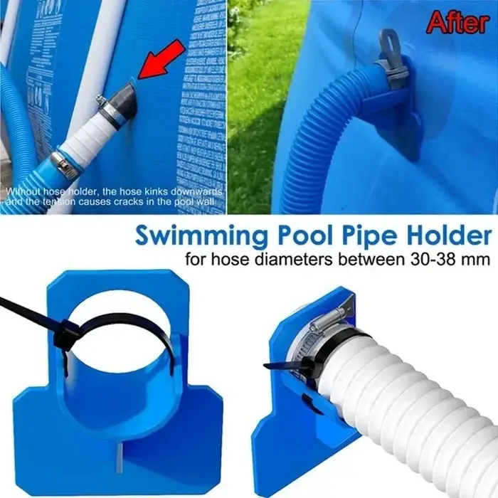 1 ensemble de supports de tuyaux de piscine