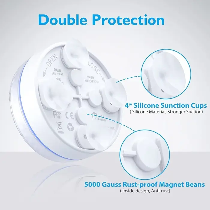 Lumières submersibles LED étanches pour piscine