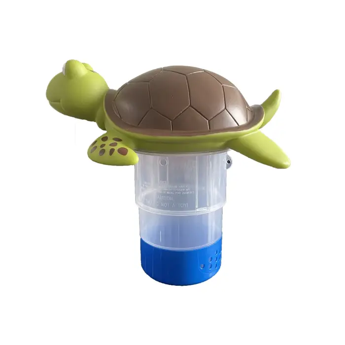 Distributeur de chlore tortue de dessin animé, rétractable, flottant rapide, fournitures de piscine