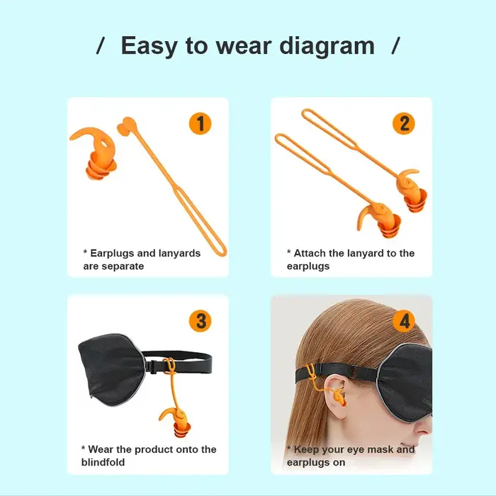 Bouchons d'oreille de natation en Silicone