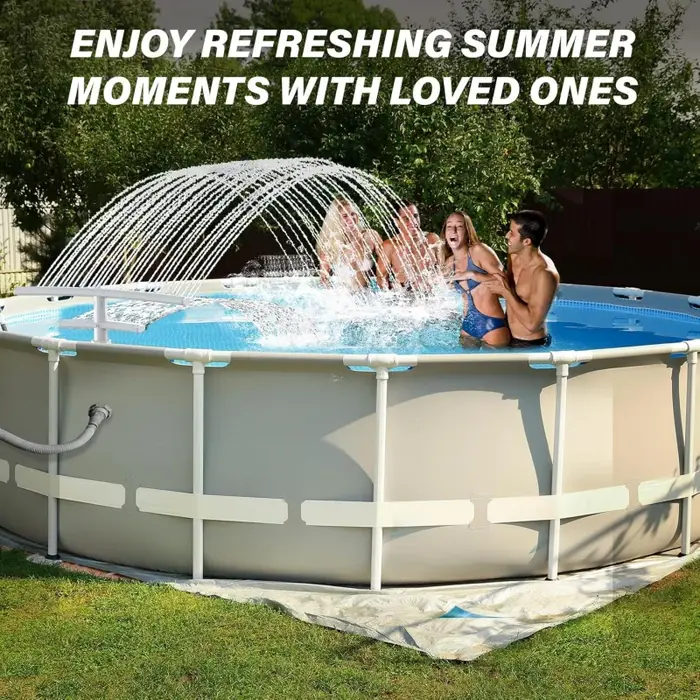 Fontaine de piscine de Style cascade Double couche 2 en 1