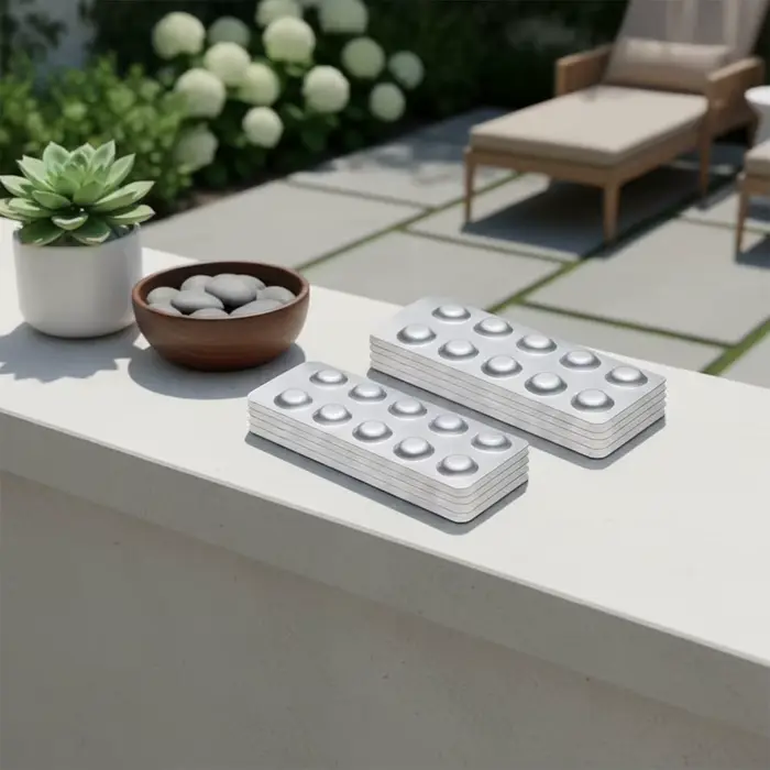 Tablettes de test de pH pour l'entretien des spas et des piscines