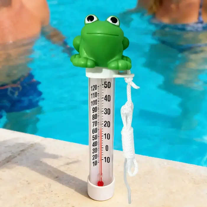 Thermomètre de piscine à grand écran facile à lire, testeur précis de température de l'eau pour pisc