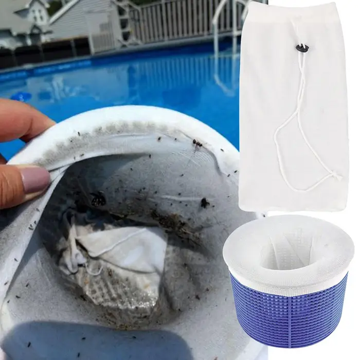 Chaussettes d'écumoire avec filtre pour piscine