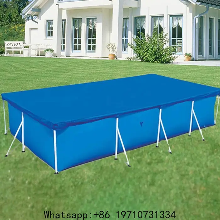 Couverture de piscine rectangulaire robuste pour l'hiver
