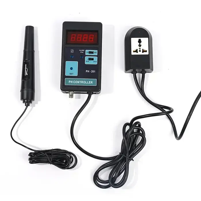Contrôleur de pH numérique stable PH-201 pour aquarium et piscine, outil de surveillance à long term