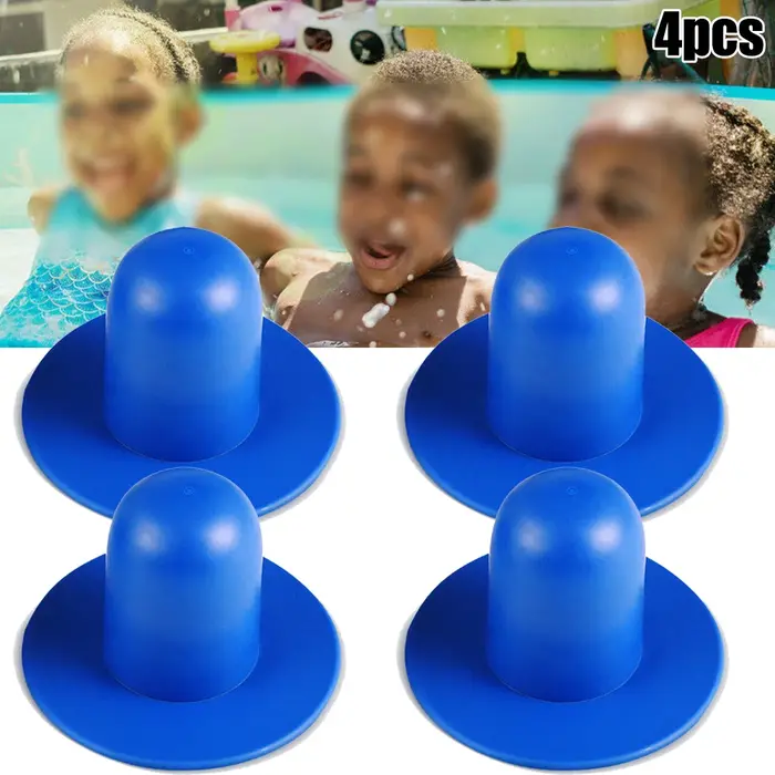 Lot de 4 bouchons de trou de filtre pour piscine INTEX