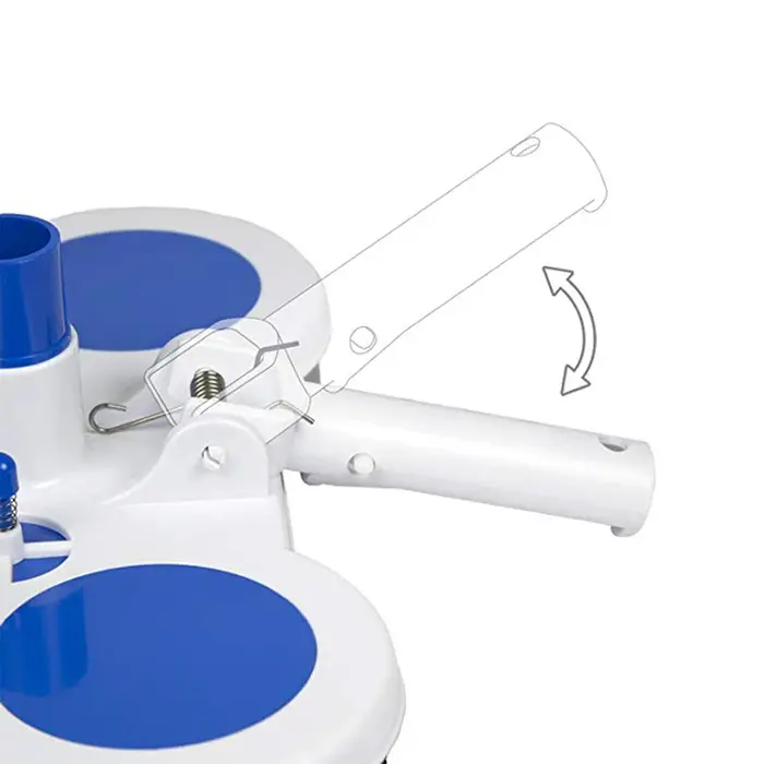 Tête d'aspiration de piscine avec brosse