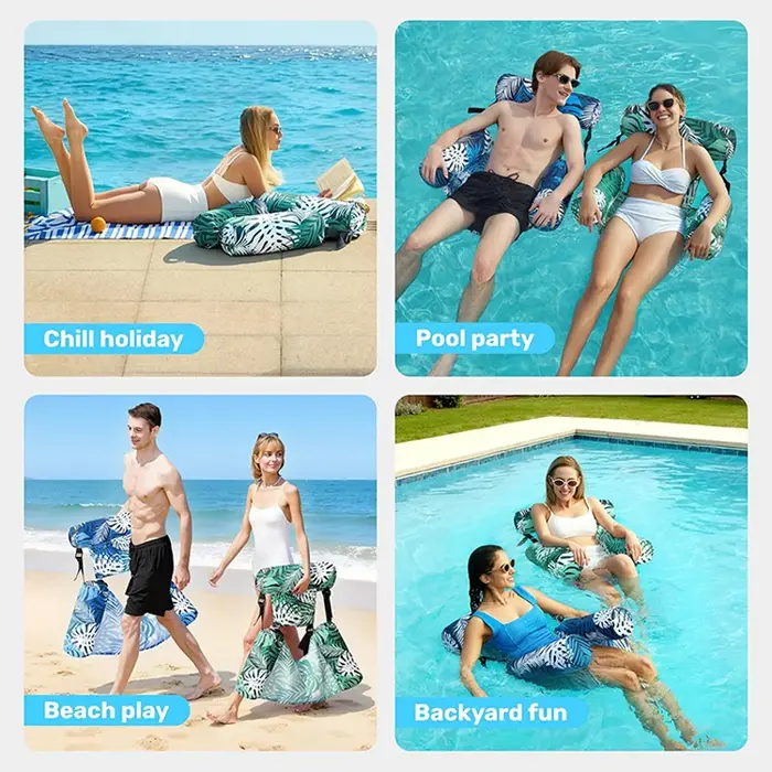 Chaises flottantes d'été pour piscine