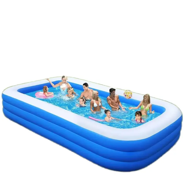 Grande piscine gonflable pour le plaisir familial, intérieur et extérieur