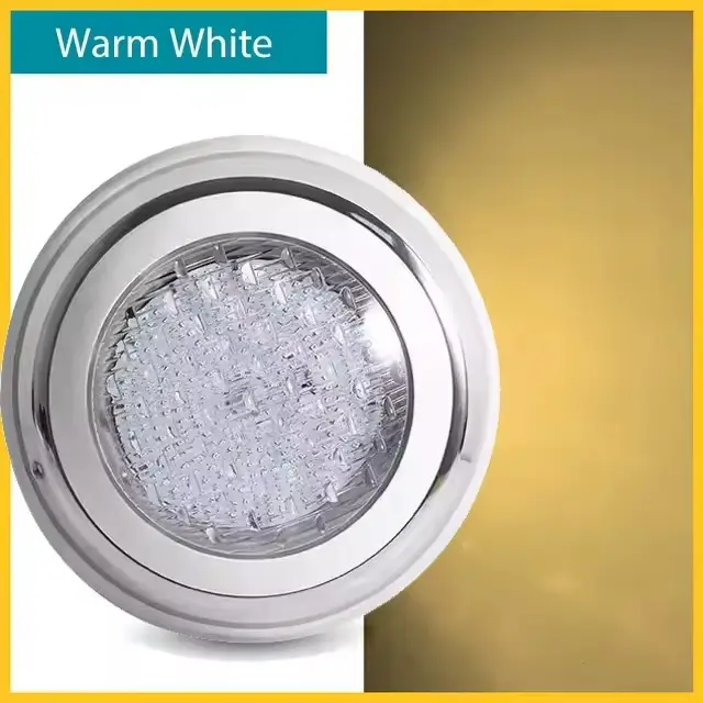 Lampe LED pour piscine AC12V en acier inoxydable IP68 9W 12W 18W 24W 36W, lampes RGB sous-marines av