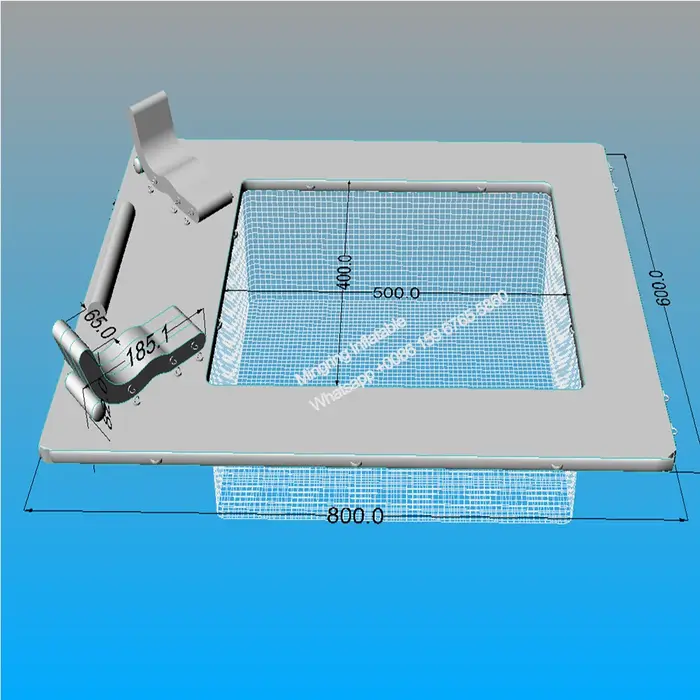 Piscine flottante gonflable en PVC à double paroi blanche