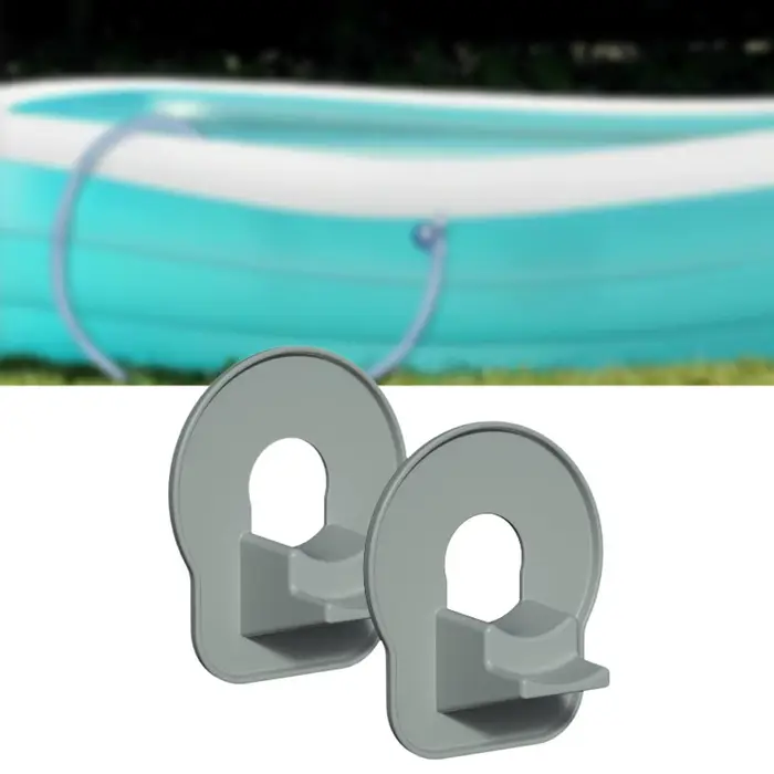 2 supports de tuyaux de piscine