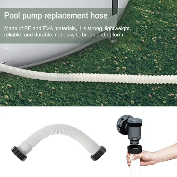 Tuyau de rechange pour pompe de filtration de sable de piscine 150/40 cm