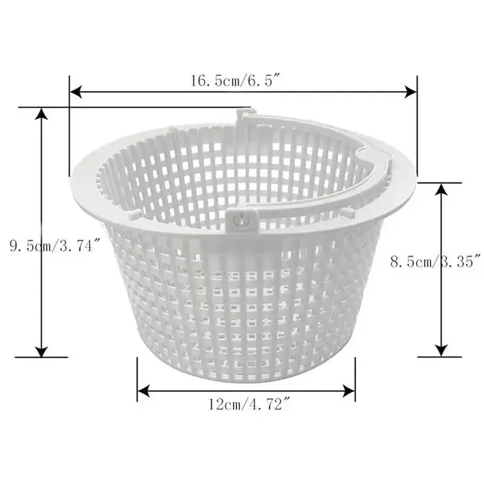 Panier d'écumoire de piscine de 16cm