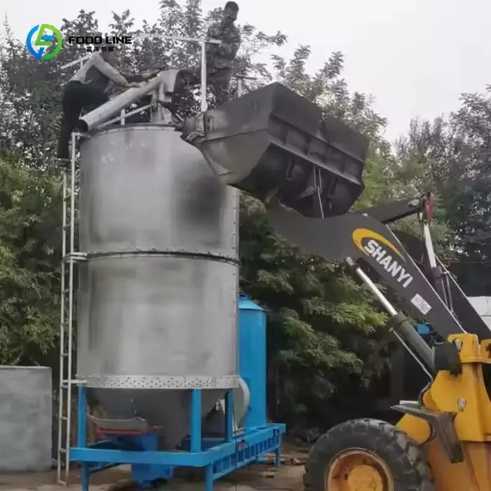 Séchoir mobile compact personnalisé pour riz paddy