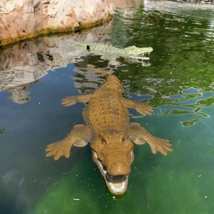Crocodile RC réaliste pour piscine lac jouets pour enfants étanche télécommande Animal
