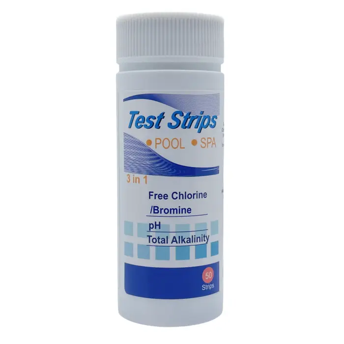 Papier de Test 3 en 1, Immersion du chlore, bain à remous, Test de PH, Spa, bandelettes de Test d'ea