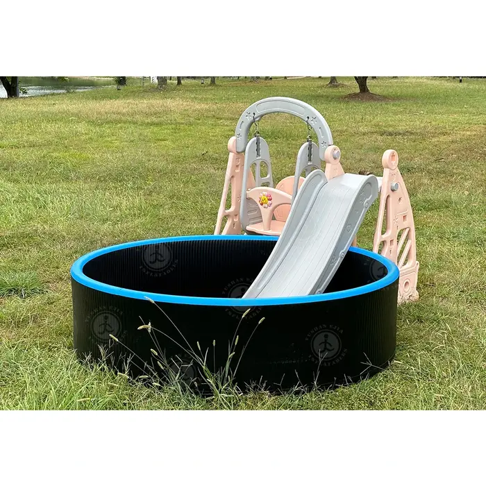 Piscine gonflable de point de chute pour enfants piscine gonflable de balançoire de fosse de boule d