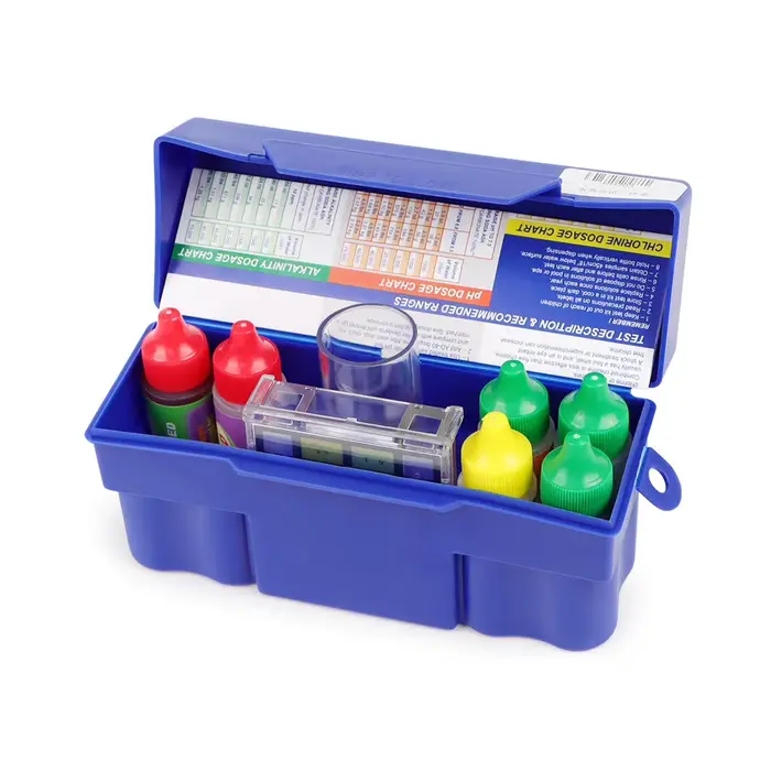 Yieryi-Kit de test de qualité de l'eau de piscine 5 en 1, combo ine, PH, demande d'acide, alcalinité