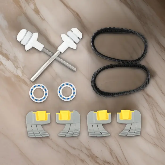 Kit de pièces de rechange pour nettoyeur de piscine R0526100, pneus, axes, brosses C60 pour Zodiac M