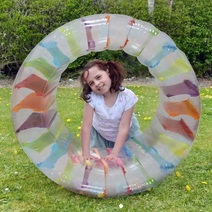 Roue aquatique gonflable pour piscine, rouleau aquatique type hamster