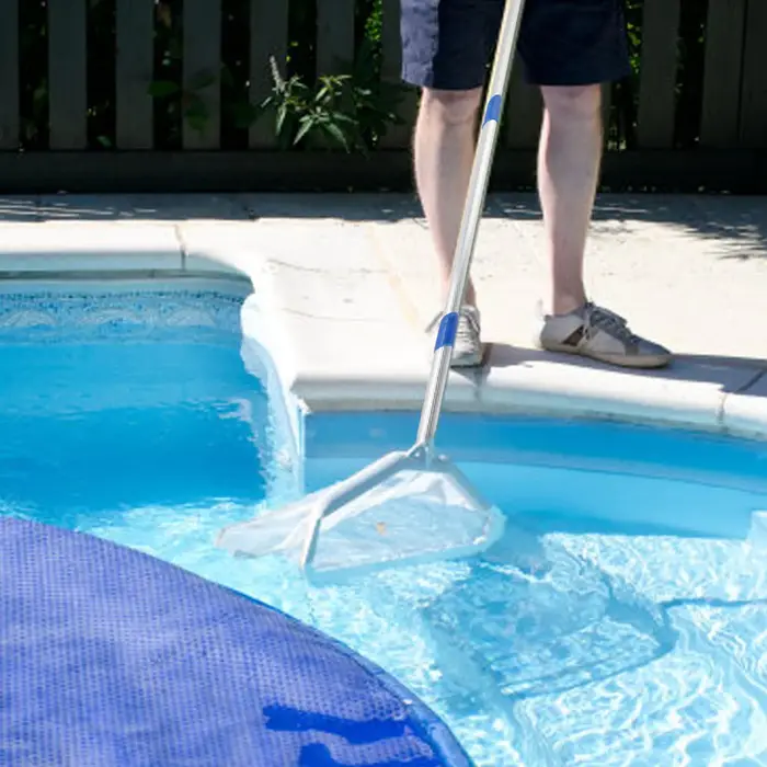 Poteau télescopique de piscine à 3 sections